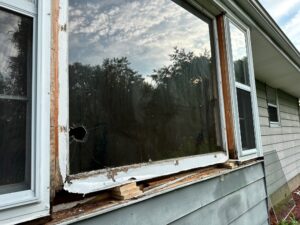 Rotten Window Frame