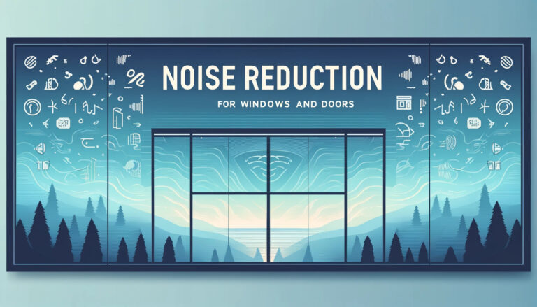 Noise reduction solutions for windows and doors.