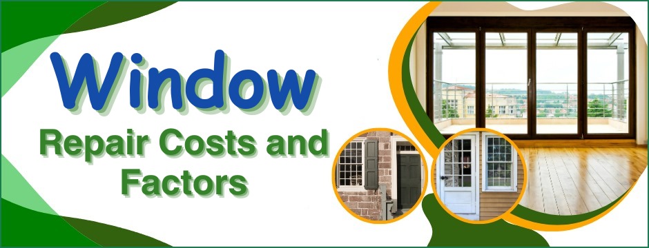window repair costs and factors