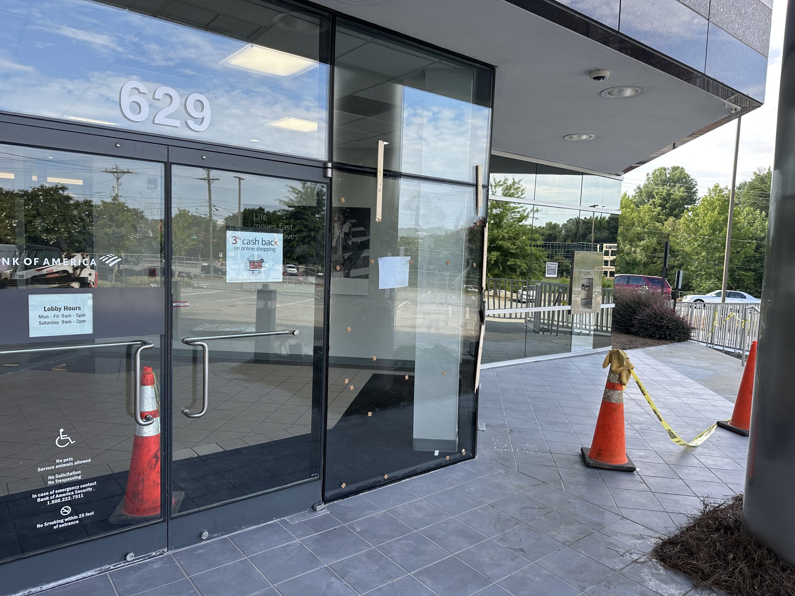 Commercial Storefront Glass Repair near me Greensboro