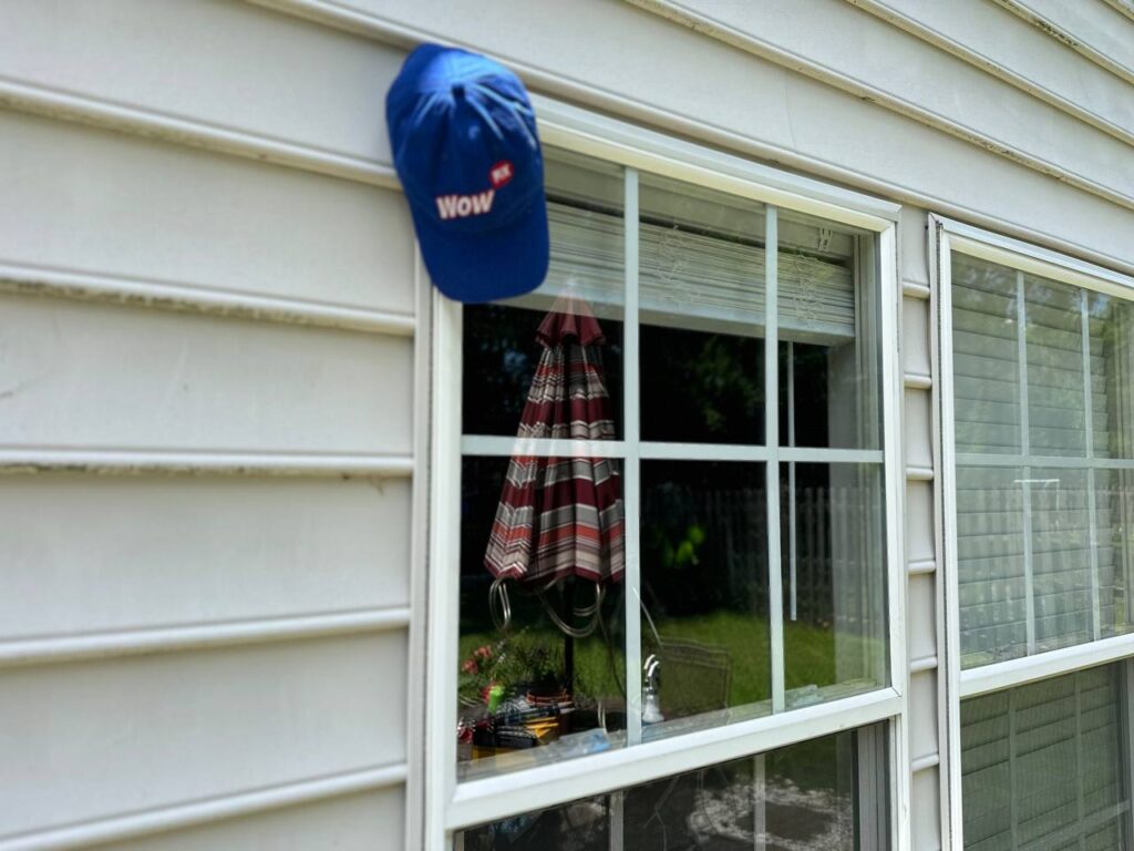 window frame repair done