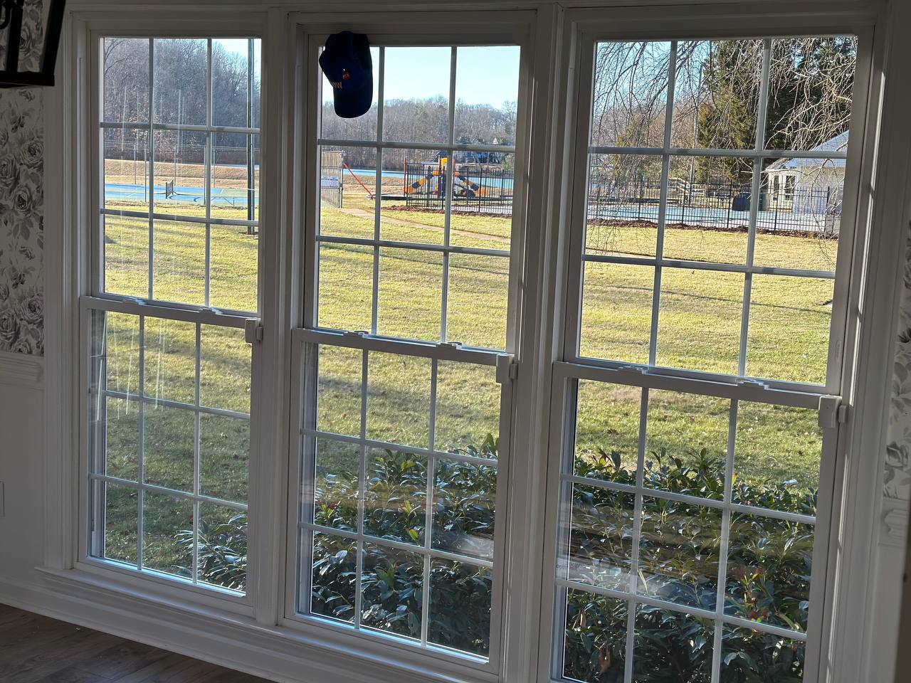 clear view from a repaired window