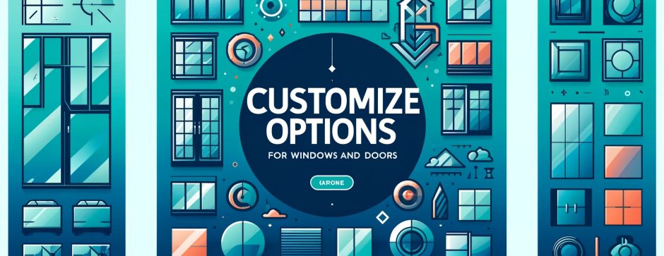 custimization options for doors and windows
