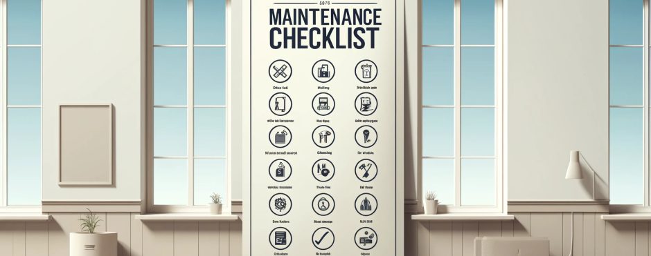 window and door maintenance checklist