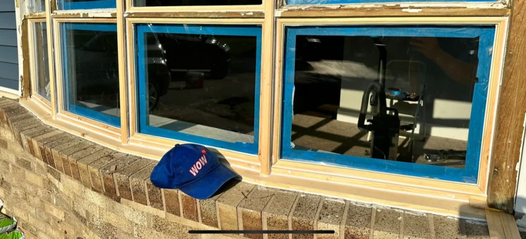 Rotten Wood Repair 3 Restored rotted window