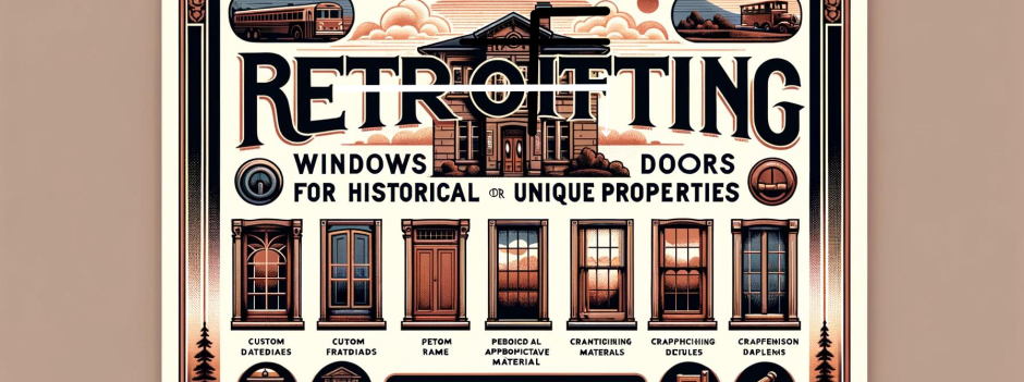 Retrofitting Windows and Doors for Historical or Unique Properties Retrofitting Windows and Doors for Historical or Unique Properties